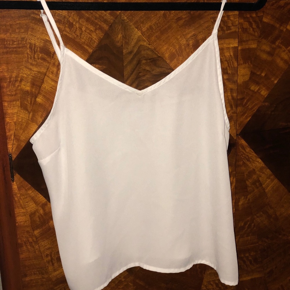 White Blouse Tank